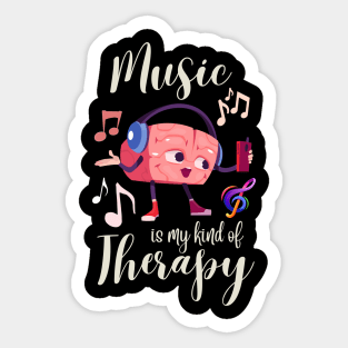 Global Aphasia Day Awareness Music Keeps My Brain Active Elderly Music Retirement Sticker